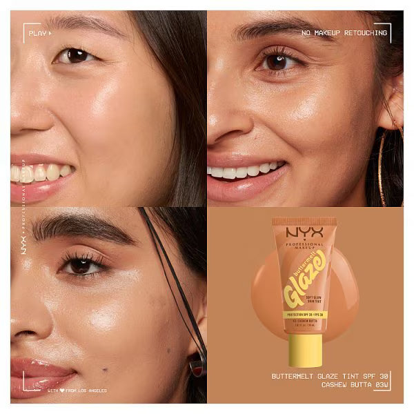 NYX Professional Makeup Buttermelt Glaze Skin Tint, imported from the UK
