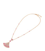Harrods Bvlgari Divas' Dream Rose Gold Diamond Sapphire Ruby Necklace- Buy online at McGrocer