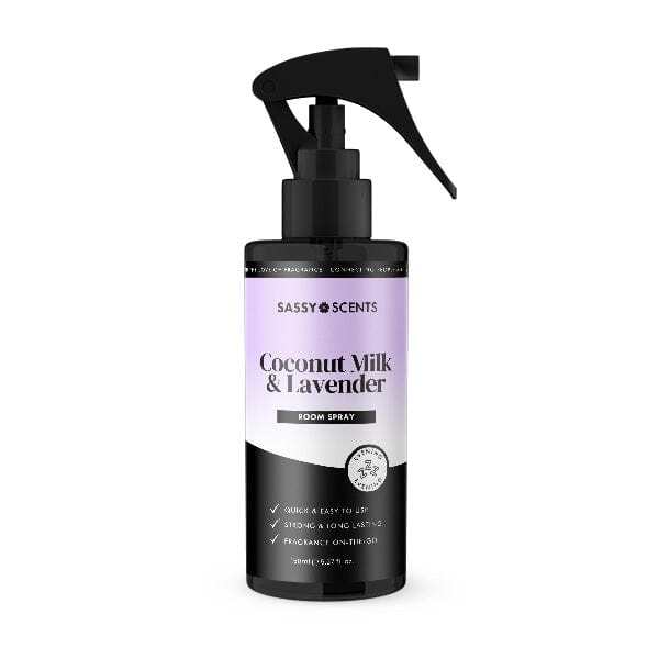 Sassy Scents Coconut Milk Lavender Room Spray 150ml (British brand)