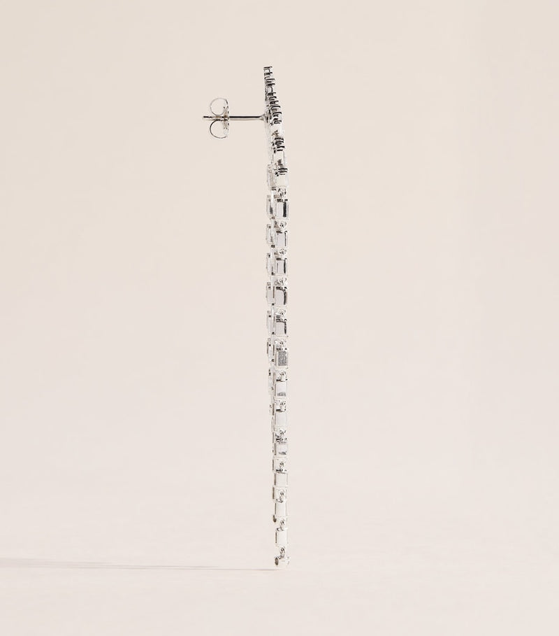 Suzanne Kalan Angel Drop earrings white gold diamonds - British product