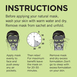 Fuss Free Naturals Charcoal Mask Men's Bearded Pack 3 - British product