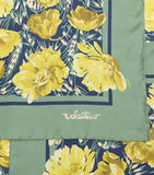 Valentino Garavani silk floral scarf 90cm, imported from the UK