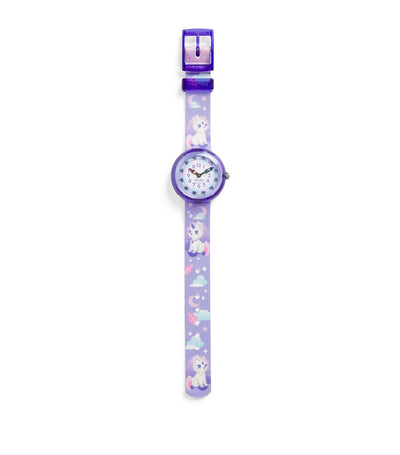 Harrods Flik Flak Mystic Land Cosmicat Watch 32mm- Buy online at McGrocer