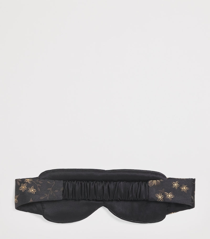 Daniel Hanson silk night floral eye mask (British brand)