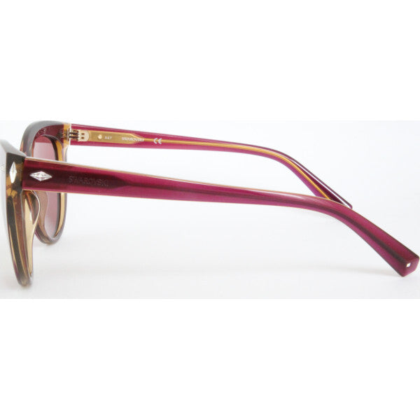 Swarovski red SK 0176 55 83S sunglasses, imported from the UK