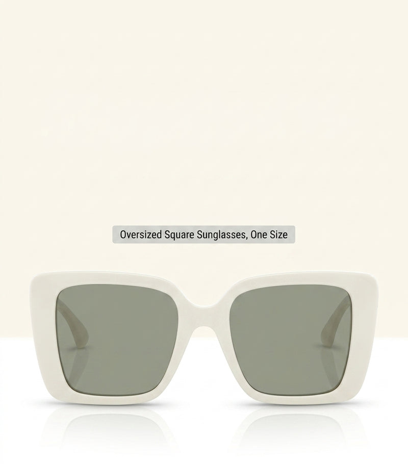 Gucci square sunglasses with acetate frame, UK version