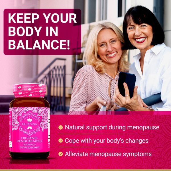 True Veda | Organic MenoHarmony | Menopause Support|60 Caps GOODS Superdrug