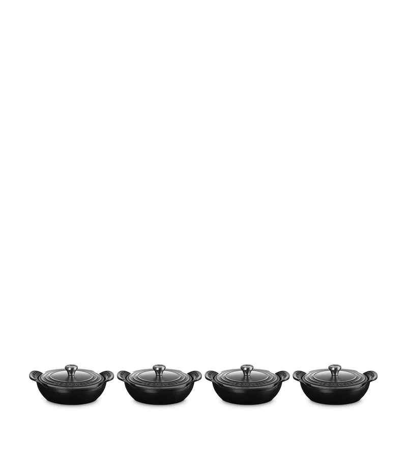 Le Creuset Gourmand mini braisers set of 4 13cm, UK version