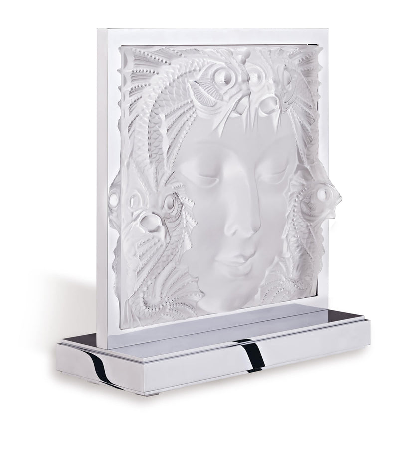Lalique Crystal Masque de Femme Lamp, UK version