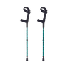 Cool Crutches Emerald Sky ergonomic forearm crutches (British brand)