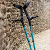 Cool Crutches Emerald Sky ergonomic forearm crutches (British brand)