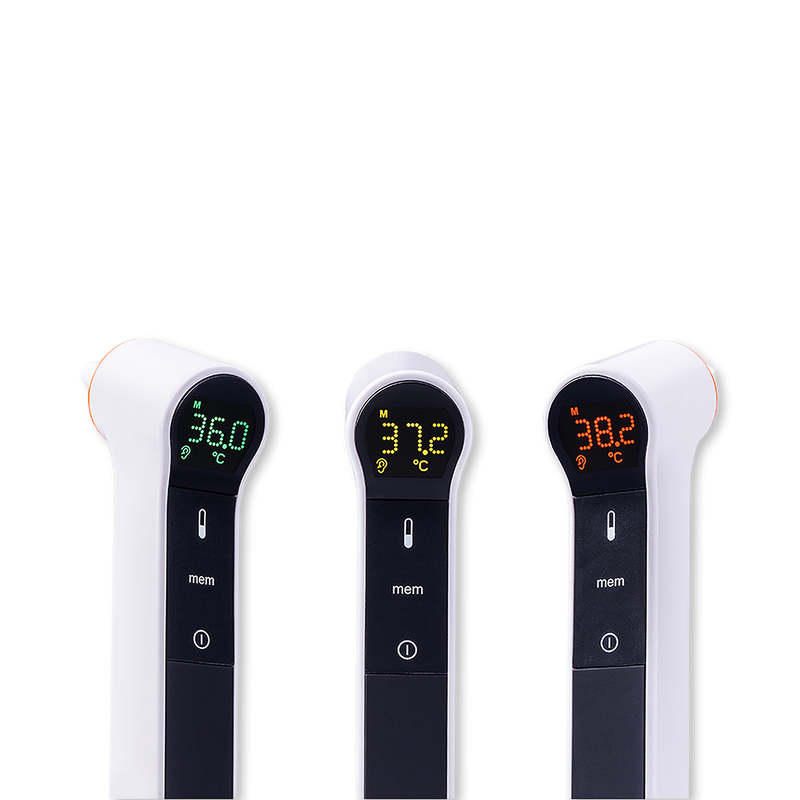 Kinetik infrared ear and forehead thermometer white (British brand)