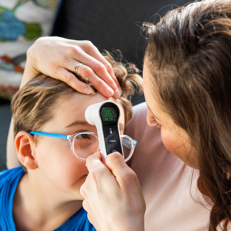 Kinetik infrared ear and forehead thermometer white (British brand)
