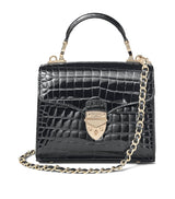 Harrods Aspinal of London Mini Mayfair Top-Handle Bag- Buy online at McGrocer