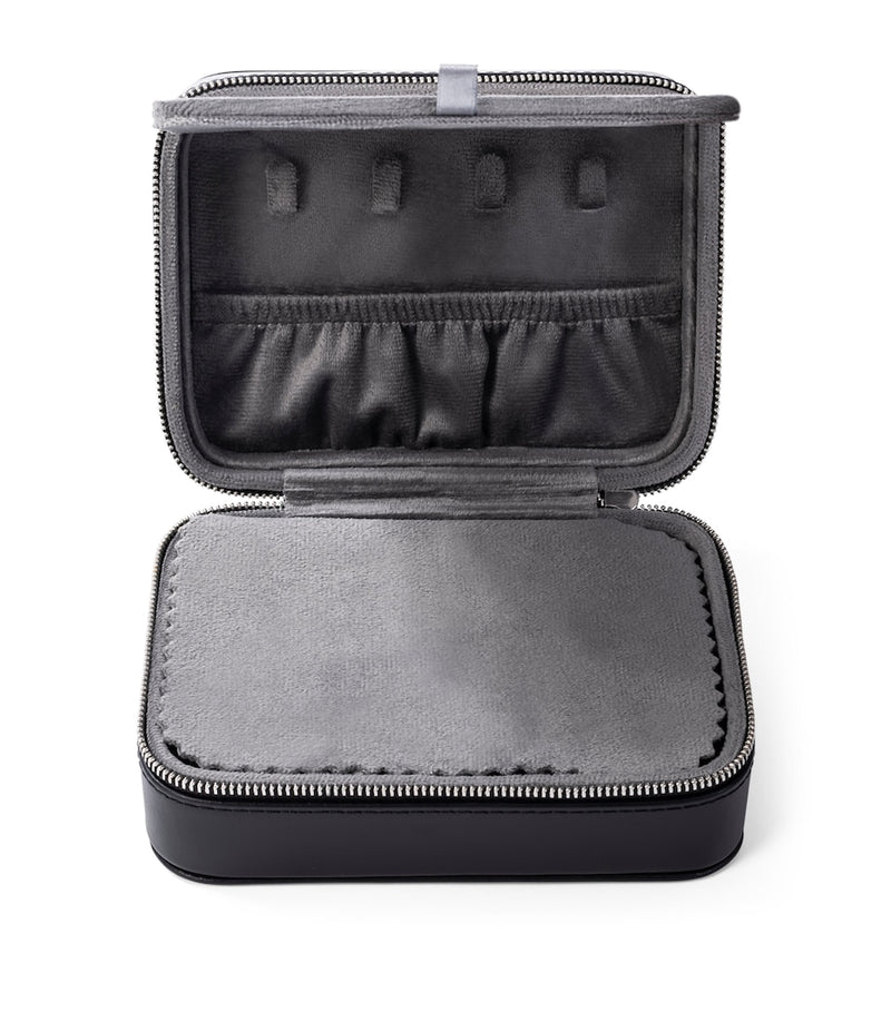 Buben & Zorweg leather Roma jewellery case 6.5cm x 16cm x 12cm - British product
