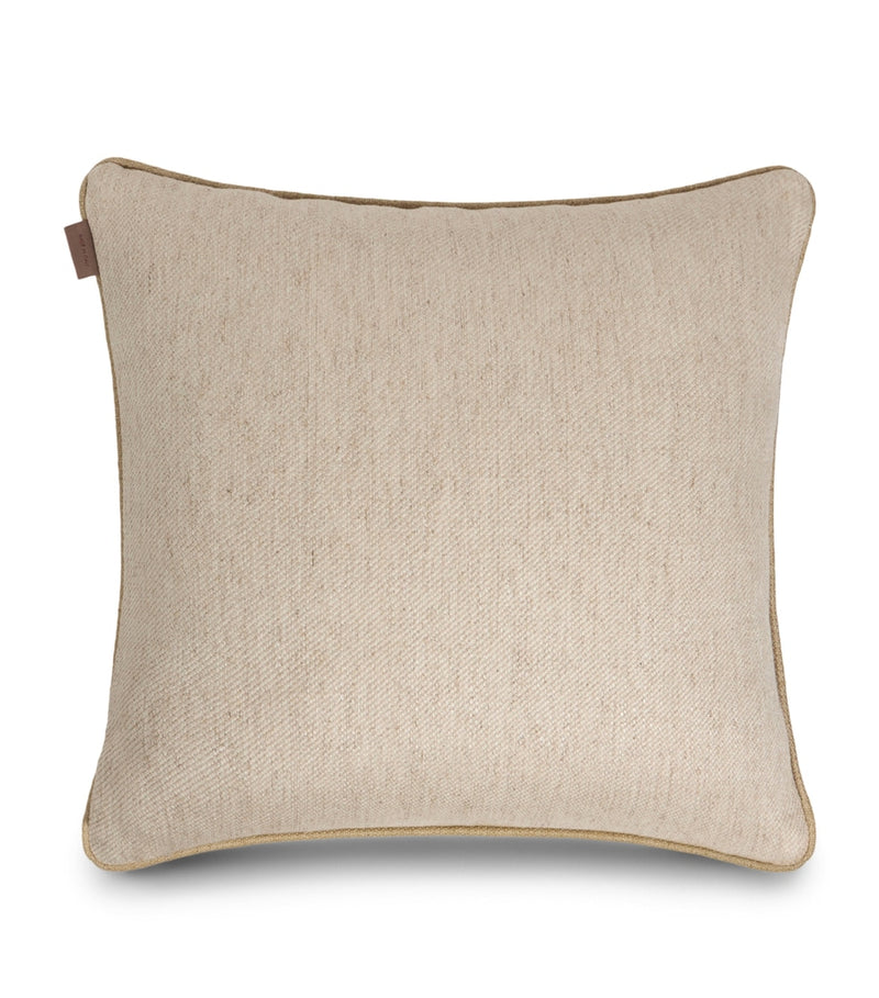 Etro linen embroidered Emilia cushion 45cm (British brand)