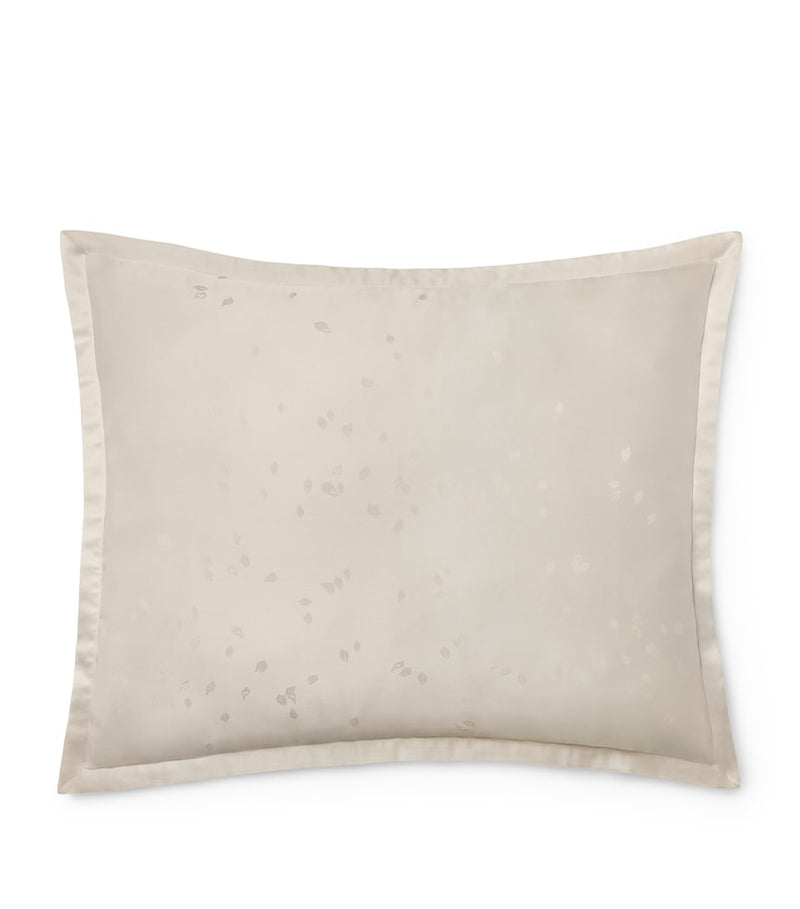 Pratesi Anemone square sham pillowcase 65cm - British product