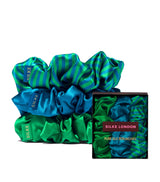 Harrods Silke Mulberry Silk Hair Scrunchies (Set of 3)- Buy online at McGrocer