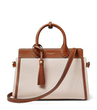 Aspinal of London Savannah top-handle bag in grained leather (British brand)