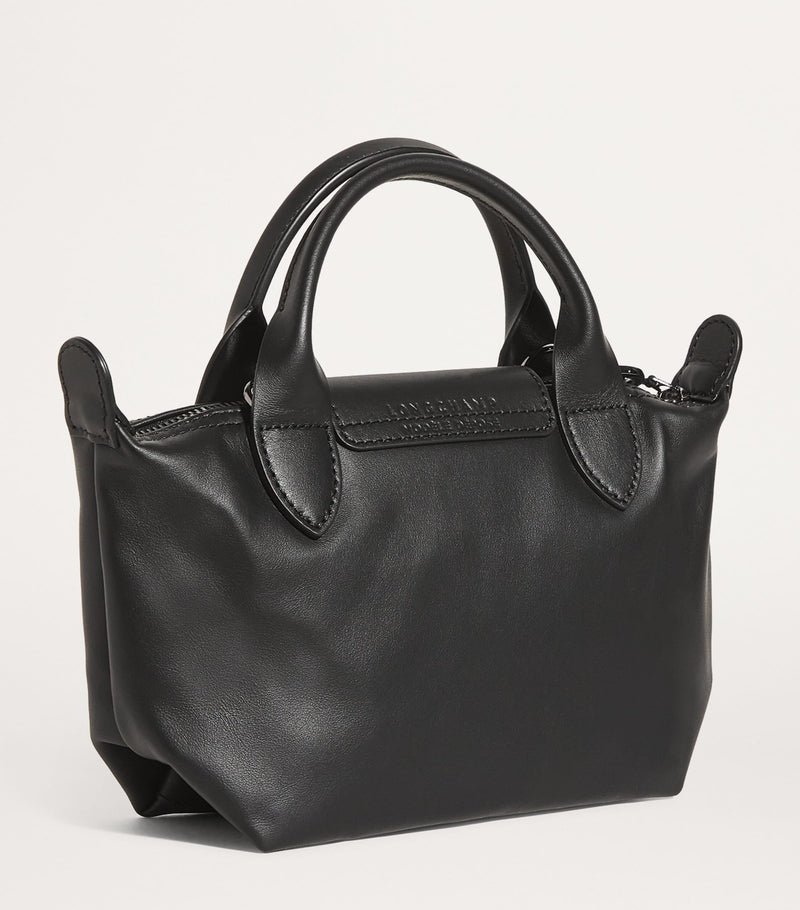 Longchamp Extra-Small Le Pliage Xtra Leather Handbag, imported from the UK