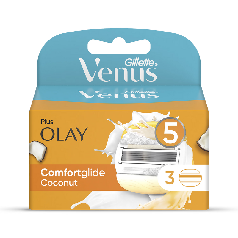 Venus & Olay razor blades 3 refills, imported from the UK