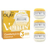 Venus & Olay razor blades 3 refills, imported from the UK