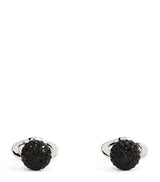 Harrods Giorgio Armani Sterling Silver Embellished Cufflinks- Buy online at McGrocer