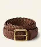 Prada nappa leather braided belt 2cm width (British brand)