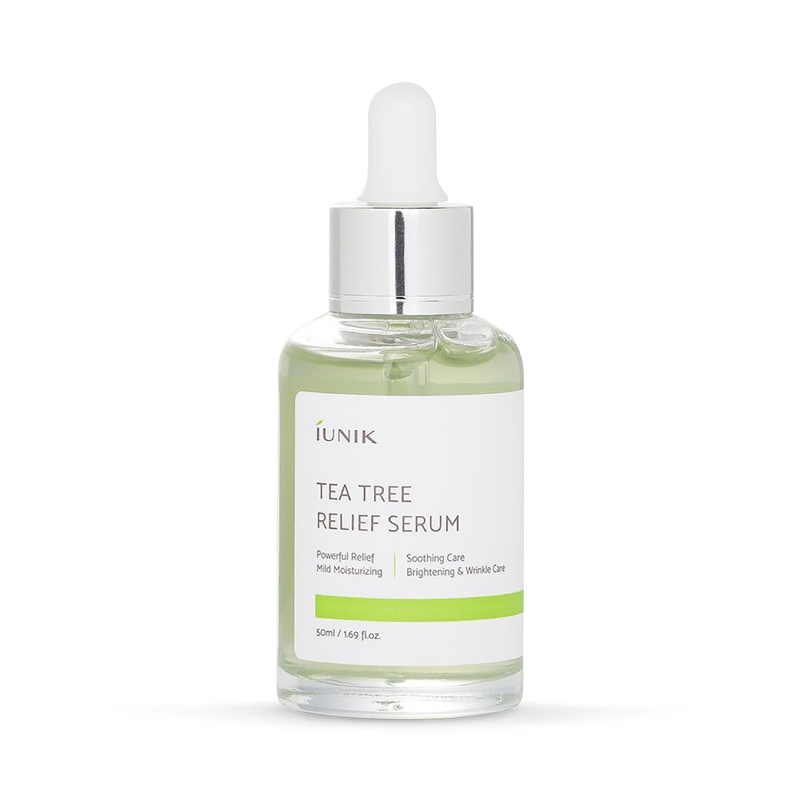 IUNIK Tea Tree Relief Serum 50ml, imported from the UK