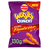 Wotsits Crunchy Extra Flamin Hot Sharing Bag Crisps 130g GOODS Sainsburys