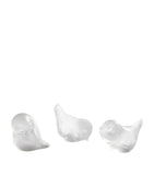 Lalique crystal bird sculpture head down 6cm - British product