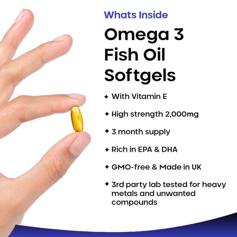 New Leaf Omega 3 fish oil softgels 180 count - British product