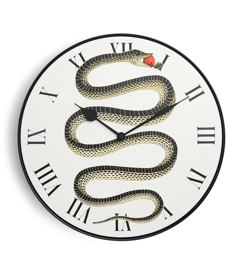 Fornasetti Peccato Originale wall clock 36.5cm, imported from the UK