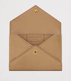 Saint Laurent Leather Letter Flap Card Holder 7x10cm - British product
