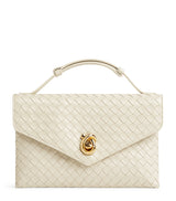 Harrods Bottega Veneta Leather Knot Lock Top-Handle Bag- Buy online at McGrocer