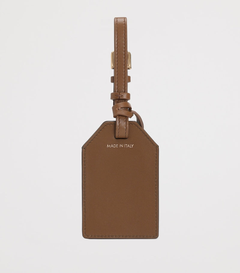 Dolce&Gabbana Leather Logo keychain, imported from the UK
