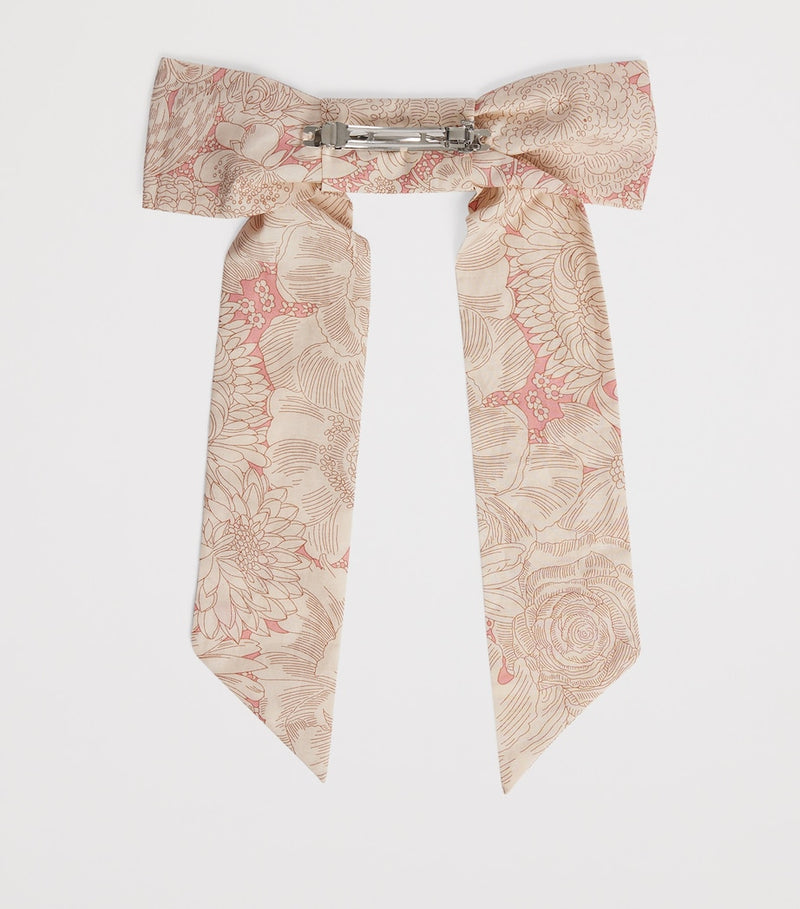 Bonpoint cotton bow hair clip, imported from the UK