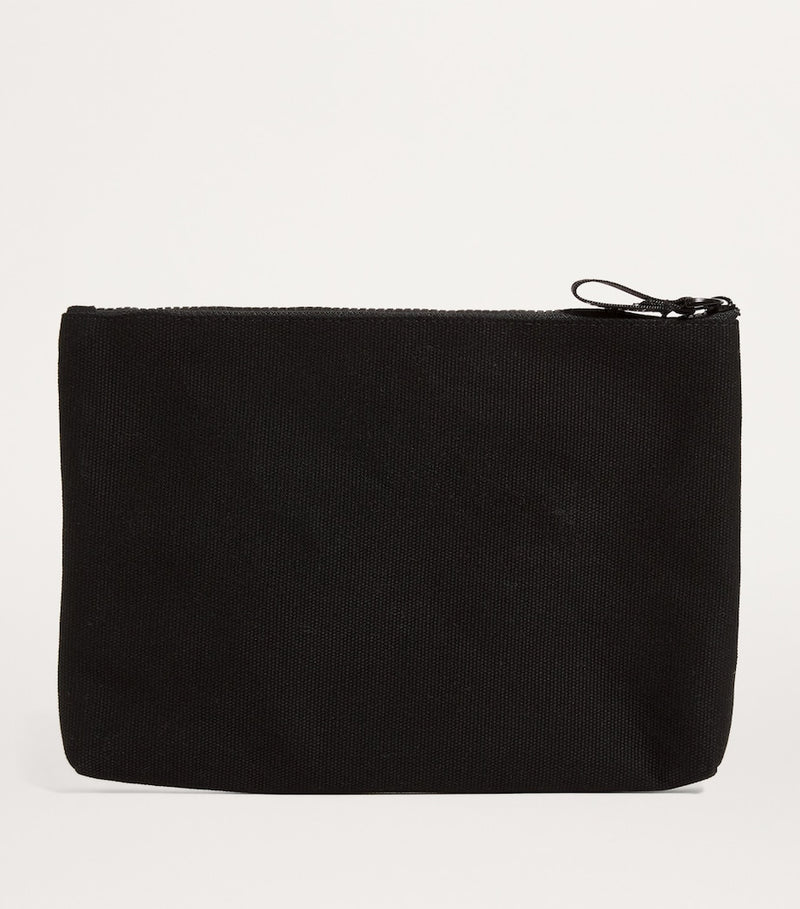 Harrods Medium Cotton Logo Pouch, UK version