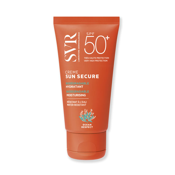 SVR SUN SECURE face sunscreen cream SPF50+ 50ml (British brand)