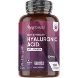 WeightWorld hyaluronic acid supplement 600mg 120 capsules (British brand)