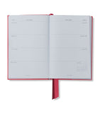 Smythson grained lambskin leather Chelsea diary 2026 planner, 17cm by 11cm (British brand)