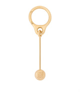 Harrods LOEWE Bar Pebble Stainless Steel Keyring- Buy online at McGrocer
