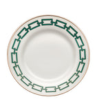GINORI 1735 Catene Smeraldo dessert plate 22cm, UK version