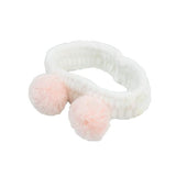 Superdrug The Vintage Cosmetics Company White Pom Pom Makeup Headband- Buy online at McGrocer