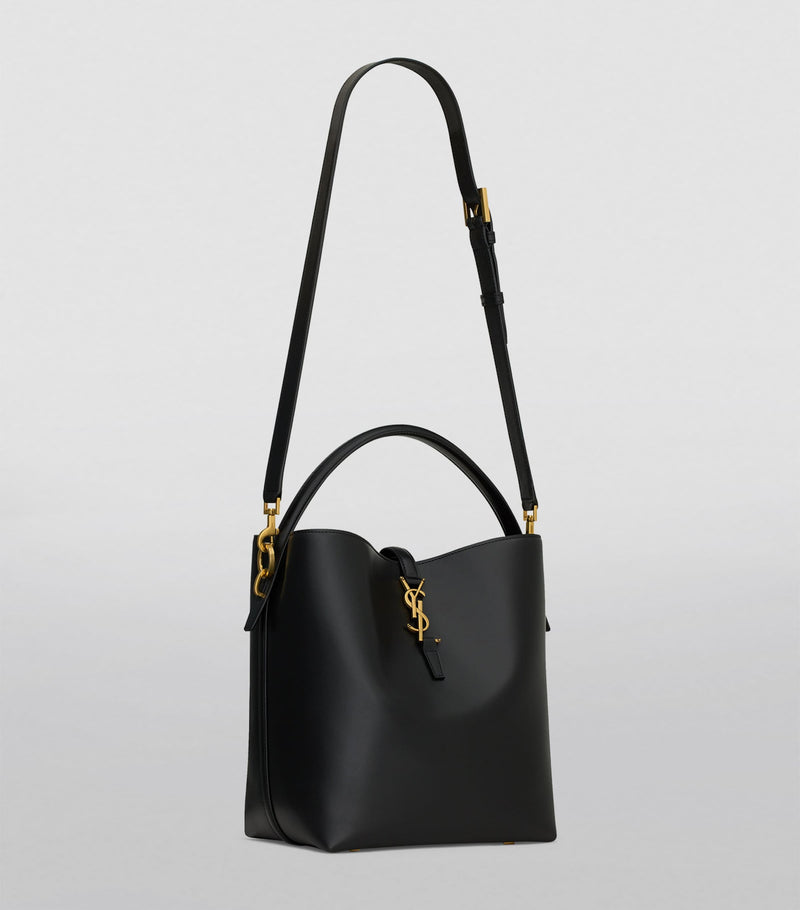 Saint Laurent Le 37 bucket bag in smooth leather - British product
