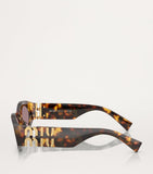 Miu Miu acetate oval sunglasses - British product