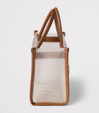 Miu Miu embroidered floral mesh top-handle bag, UK version