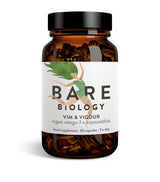 Harrods Bare Biology Vim & Vigour Vegan Omega-3 and Astaxanthin Capsules, 60 Capsules- Buy online at McGrocer