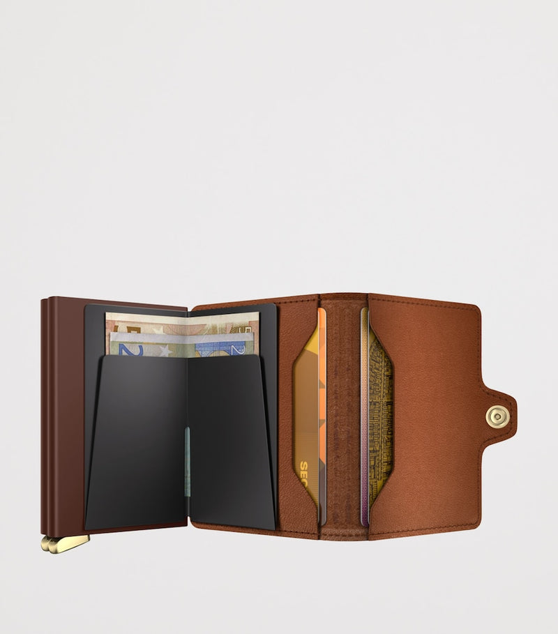 Secrid Twinwallet Embossed Leather Lines wallet - British product