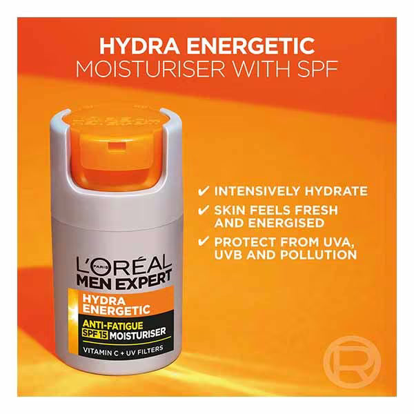 L'Oreal Paris Hydra Energetic moisturiser SPF15, UK version